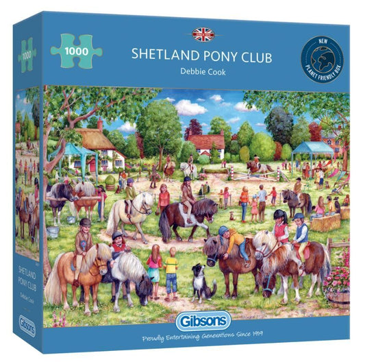 Gibsons Shetland Pony Club 1000 Piece Jigsaw Puzzle G6311