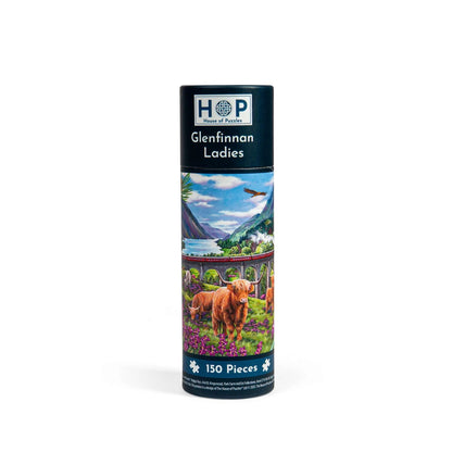 House Of Puzzles Glenfinnan Ladies Tube 150 Piece Jigsaw Puzzle Toys HP0791