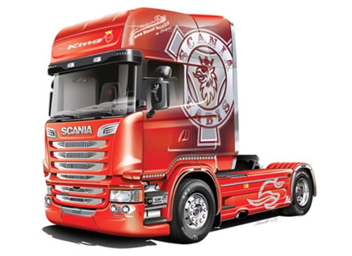 ITALERI 1:24 SCANIA R730 STREAMLINE - CHIMERA SCALE MODEL KIT 3930