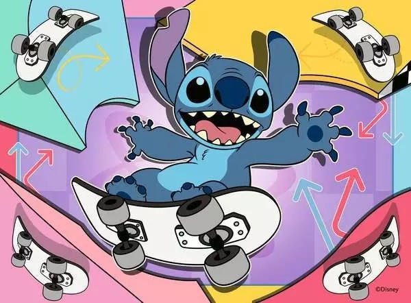 Ravensburger Disney Stitch 4 In A Box 12, 16, 20, 24 Piece Jigsaw Puzzle Toys