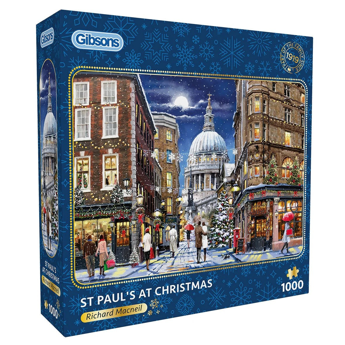 Gibsons Games St Paul's At Christmas 1000 Piece Jigsaw Toys G6449