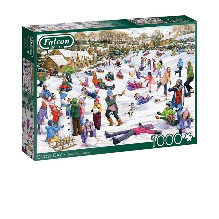 Jumbo Falcon Snow Day 1000 Piece Jigsaw Puzzle Toys