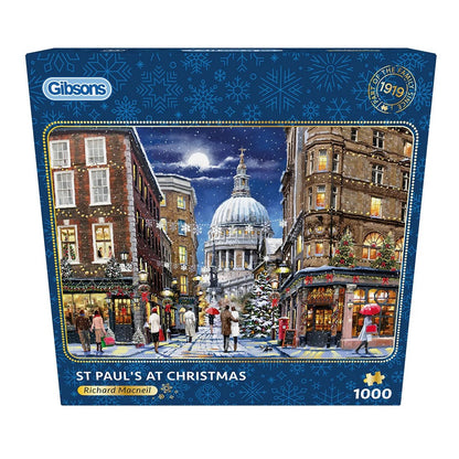 Gibsons Games St Paul's At Christmas 1000 Piece Jigsaw Toys G6449