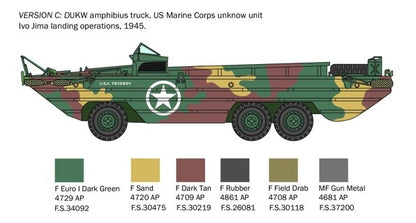 ITALERI 1/35 1:35 DUKW AMPHIBIOUS VERSION TACTICAL TRUCK 6392