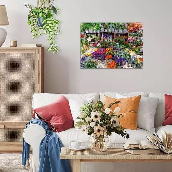 Ravensburger Flower Market, France 500 Piece Jigsaw Puzzle Toys