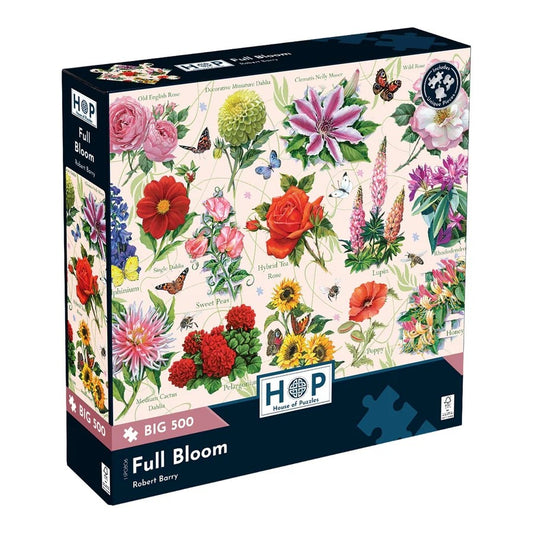 House Of Puzzles Full Bloom Big 500 Piece Jigsaw Puzzle Toys HP0806