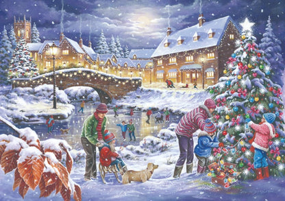 House Of Puzzles Christmas Is Coming 2 x Big 500 Piece Jigsaw Puzzle Toys HP0720