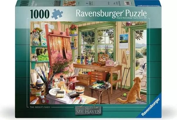 Ravensburger My Haven No 11: The Artist's Shed 1000 Piece Jigsaw Puzzle