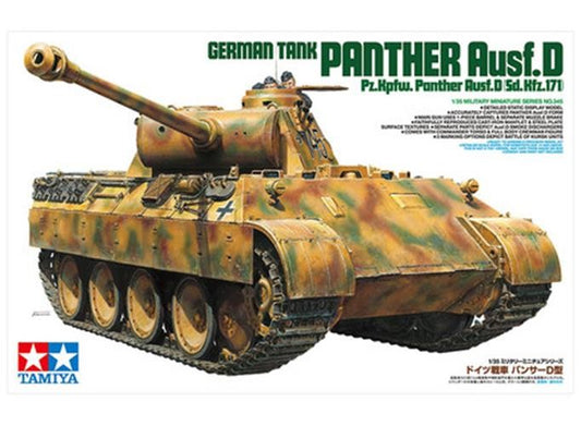 Tamiya 1/35 German Panther Ausf.D Tank 35345 1:35 Scale military Model Kit