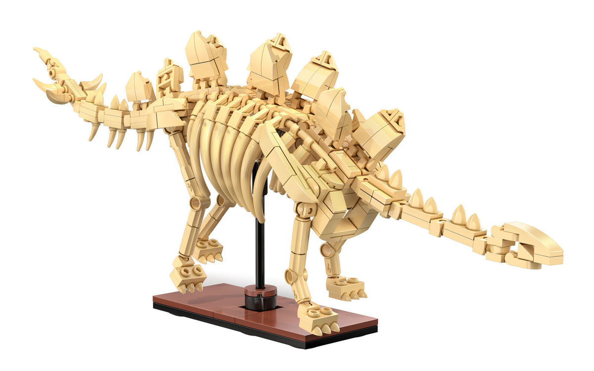 CaDA Building Bricks Stegosarus Dinosaur Fossils 297 Piece Model Kit C59012W