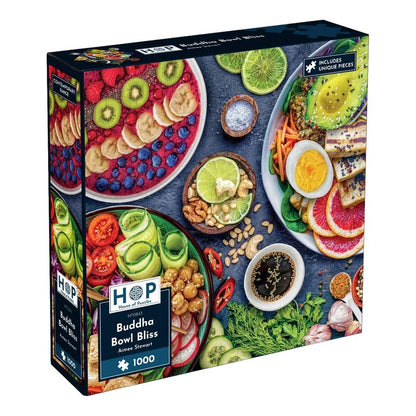 House Of Puzzles Buddha Bowl Bliss 1000 Piece Jigsaw Toys HP0843