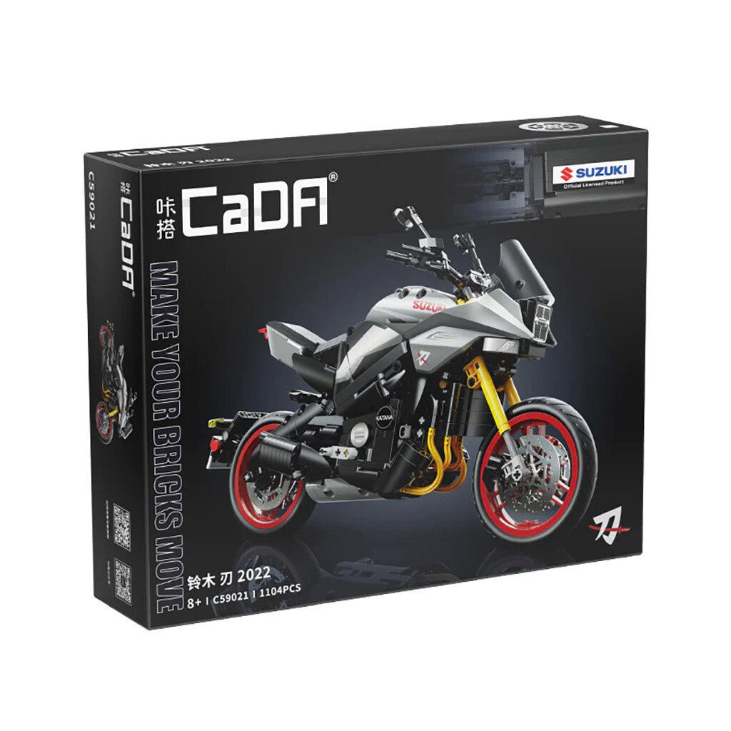 CaDA Building Bricks Suzuki Katana 1104 Piece Model Kit Toys C59021W