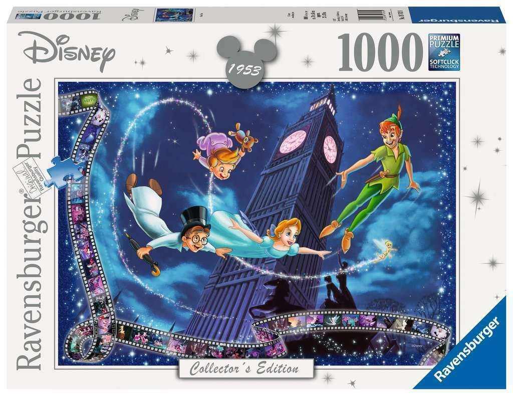Ravensburger Disney Collector's Edition Peter Pan 1000 Piece Jigsaw Puzzle
