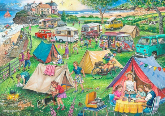 House of Puzzles No.10 Camping 1000 Piece Jigsaw Puzzle HP0391