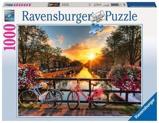Ravensburger Bicycles in Amsterdam 1000 Piece Jigsaw Puzzle 196067