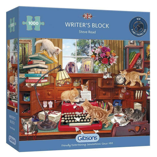 Gibsons Writers Block 1000 Piece Jigsaw Puzzle G6290