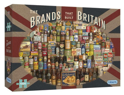 Gibsons The Brands That Built Britain 1000 Piece Jigsaw Puzzle G7073