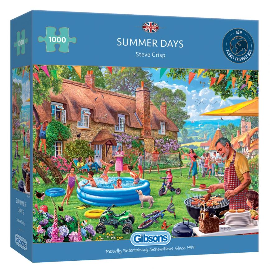 Gibsons Summer Days 1000 Piece Jigsaw Puzzle G6304