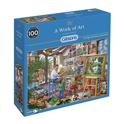 Gibsons A Work of Art 1000 Piece Jigsaw Puzzle G6266