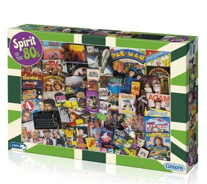 Gibsons Spirit Of The 80s 1000 Piece Jigsaw Puzzle Toys G7087