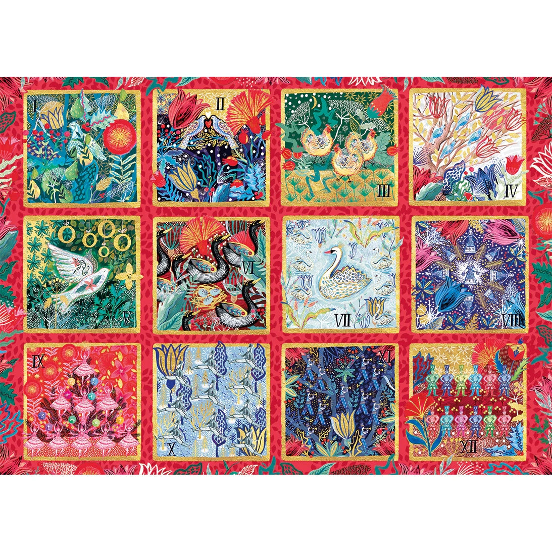 Gibsons 12 Days Of Christmas 1000 Piece Jigsaw Puzzle G7601