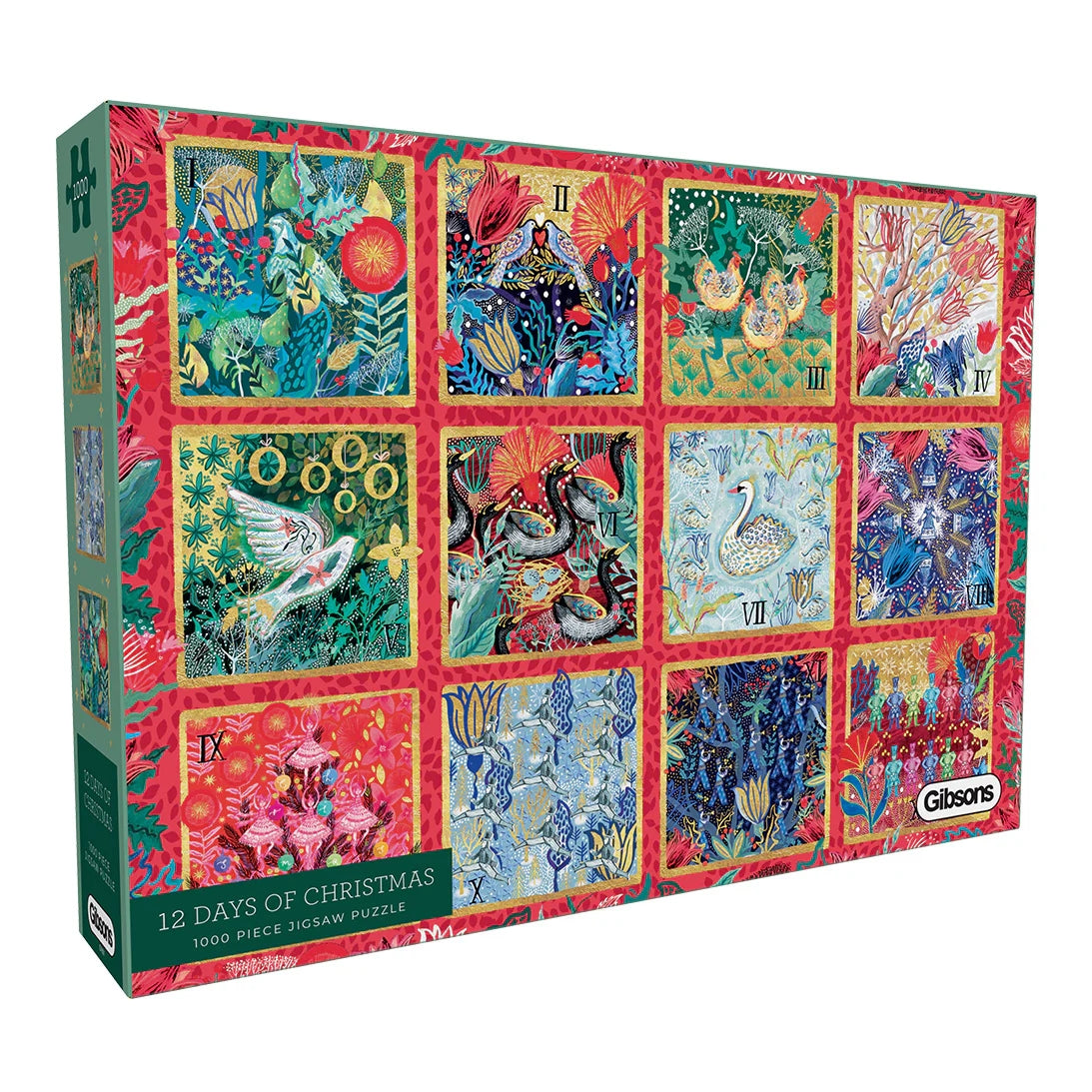 Gibsons 12 Days Of Christmas 1000 Piece Jigsaw Puzzle G7601