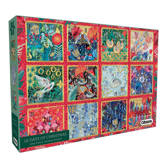 Gibsons 12 Days Of Christmas 1000 Piece Jigsaw Puzzle G7601