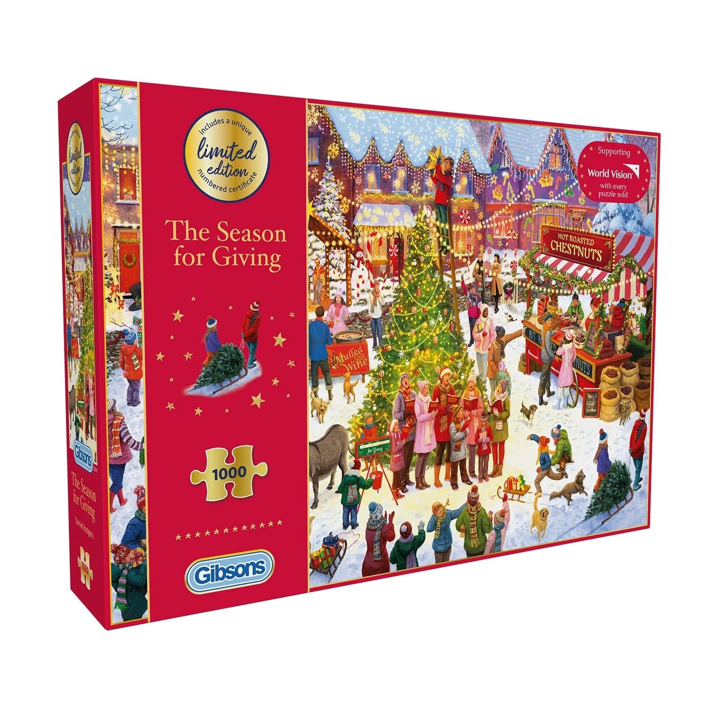 Gibsons Games The Season For Giving LIMITED EDITION 1000 Piece Jigsaw Puzzle