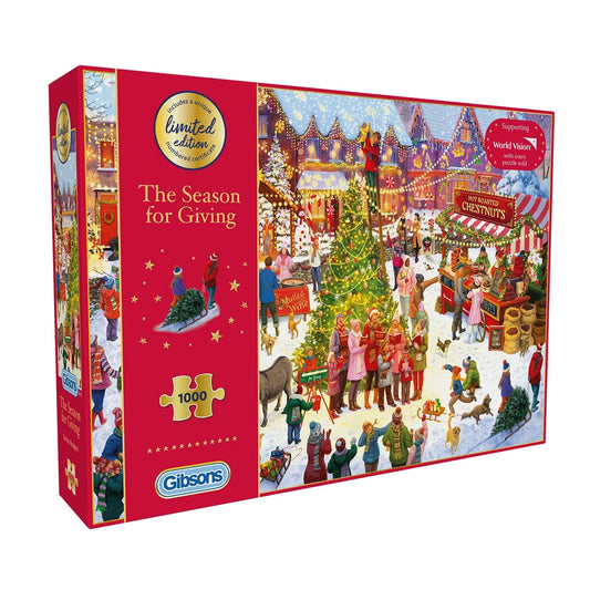 Gibsons Games The Season For Giving LIMITED EDITION 1000 Piece Jigsaw Puzzle