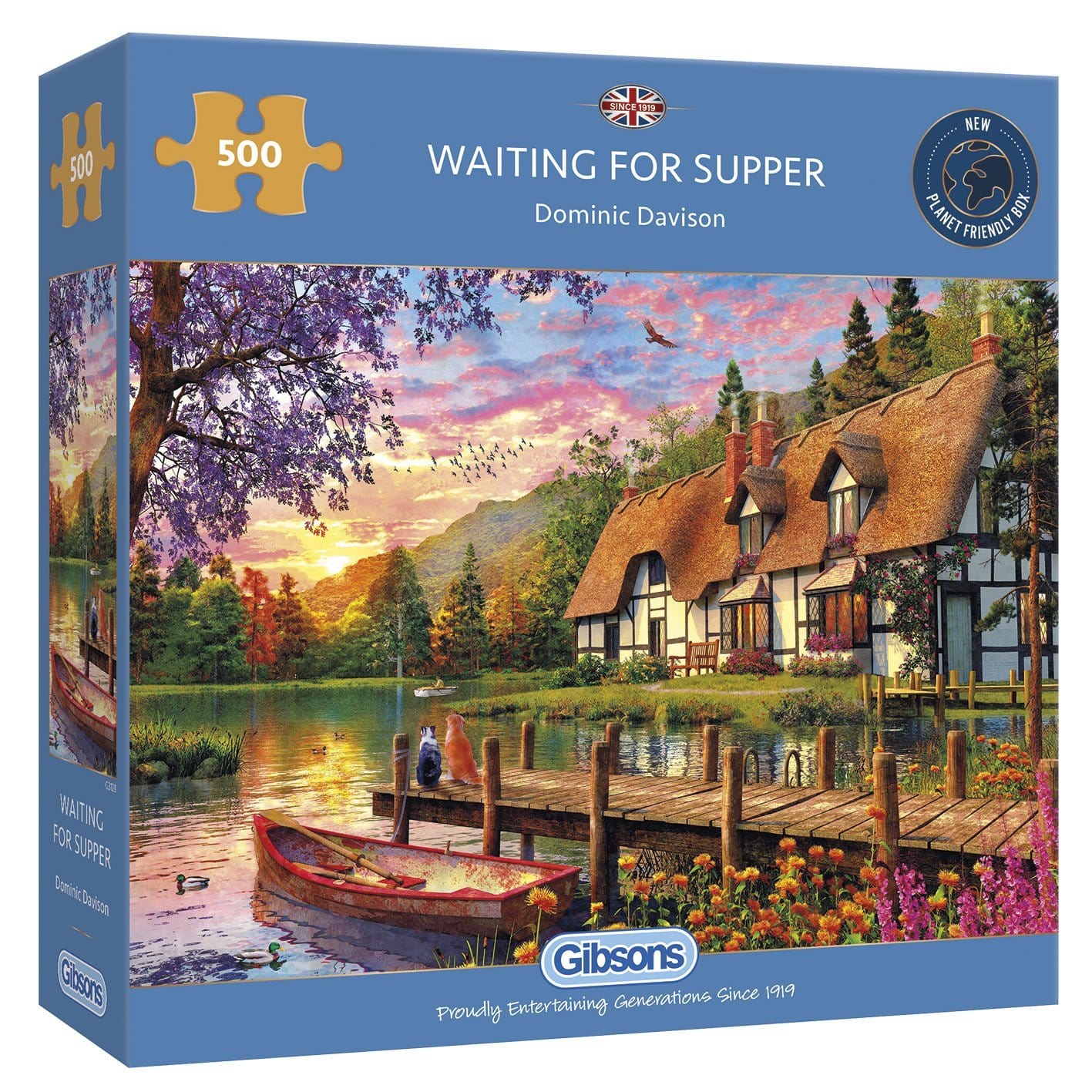 Gibsons Waiting For Supper 500 Piece Jigsaw Puzzle G3128