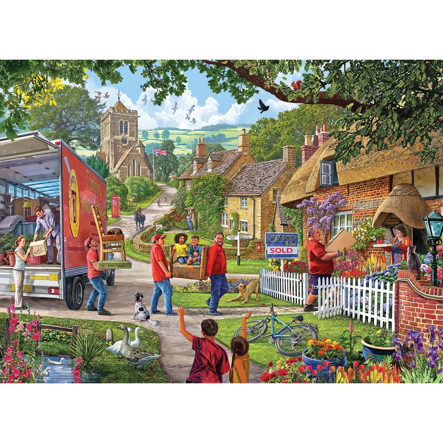 Gibsons  Moving Day 500 Piece Jigsaw Puzzle G3148
