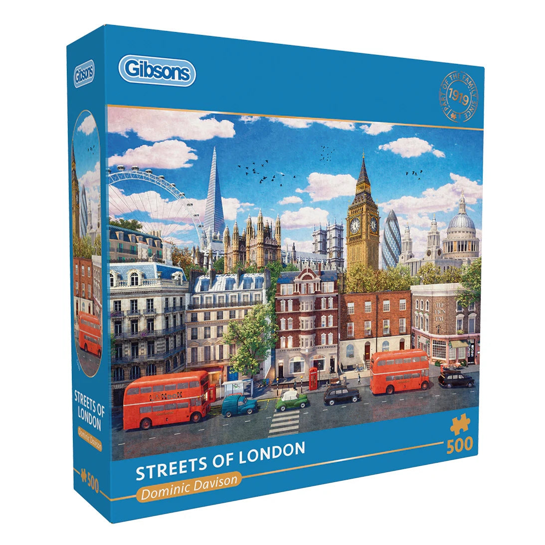 Gibsons Games Streets Of London 500 Piece Jigsaw Puzzle Toys G3153