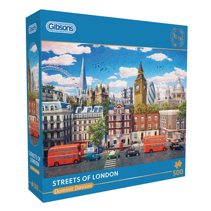 Gibsons Games Streets Of London 500 Piece Jigsaw Puzzle Toys G3153