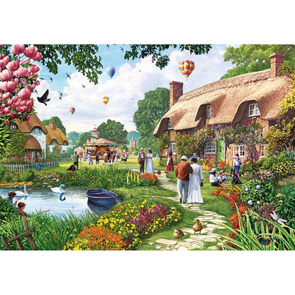 Gibsons Lakeside Cottage 500 Piece Jigsaw Puzzle G3156