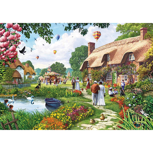 Gibsons Lakeside Cottage 500 Piece Jigsaw Puzzle G3156