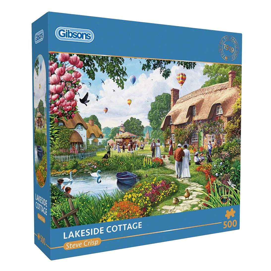 Gibsons Lakeside Cottage 500 Piece Jigsaw Puzzle G3156