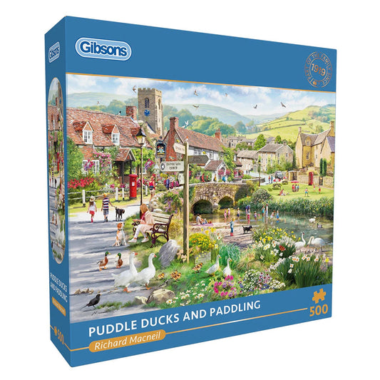 Gibsons Puddle Ducks & Paddling 500 Piece Jigsaw Puzzle G3164