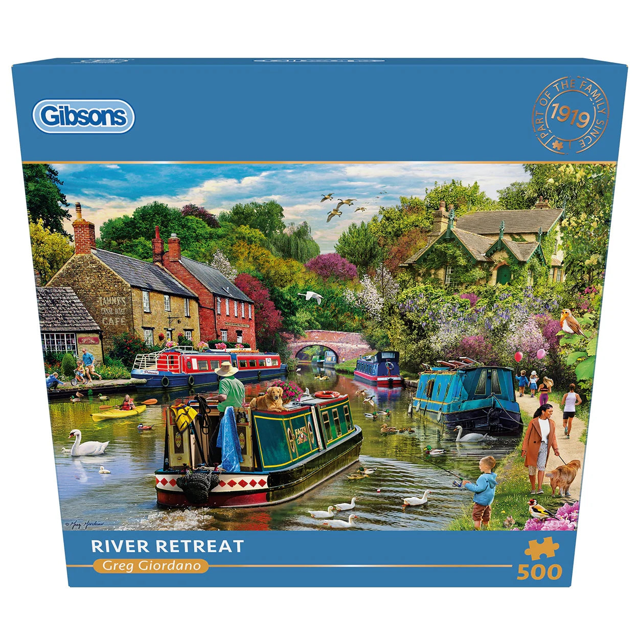 Gibsons River Retreat 500 Piece Jigsaw Puzzle G3170