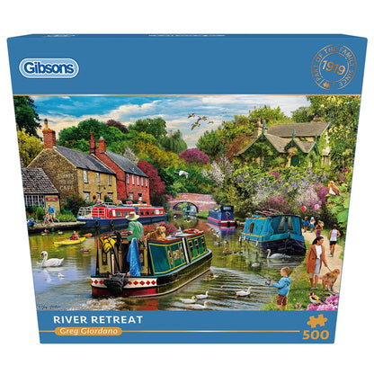 Gibsons River Retreat 500 Piece Jigsaw Puzzle G3170