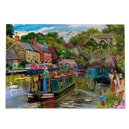 Gibsons River Retreat 500 Piece Jigsaw Puzzle G3170