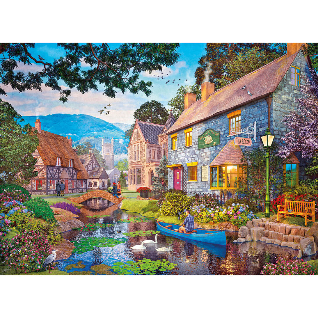 Gibsons Games Tea On The River 500 Piece Jigsaw Toys G3171