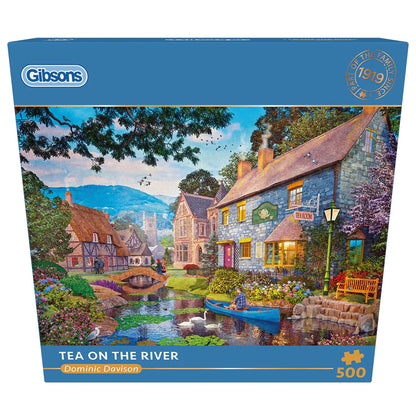 Gibsons Games Tea On The River 500 Piece Jigsaw Toys G3171