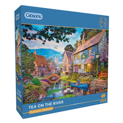 Gibsons Games Tea On The River 500 Piece Jigsaw Toys G3171