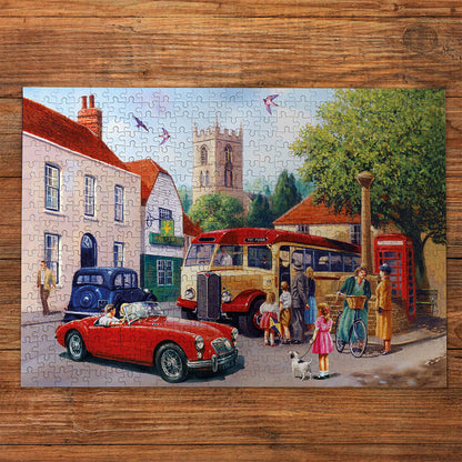 Gibsons Games Touring The Town 500 Piece Jigsaw Puzzle Toys G3172