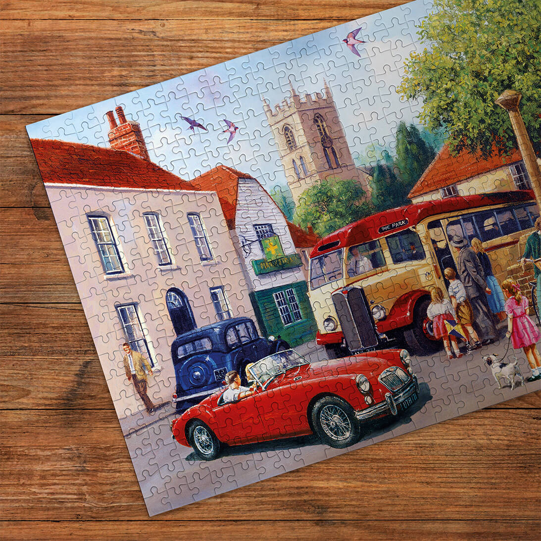 Gibsons Games Touring The Town 500 Piece Jigsaw Puzzle Toys G3172