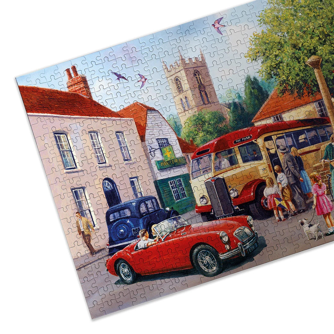 Gibsons Games Touring The Town 500 Piece Jigsaw Puzzle Toys G3172