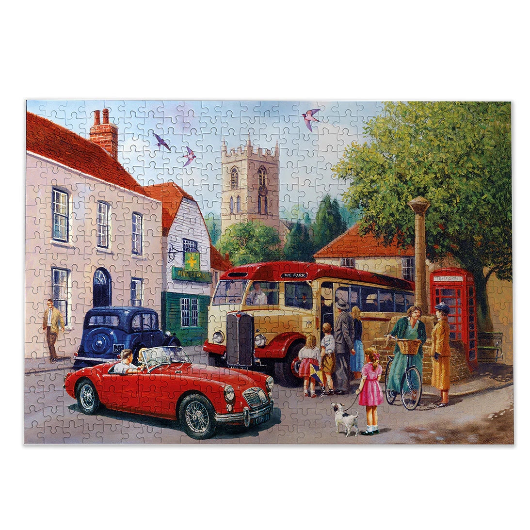 Gibsons Games Touring The Town 500 Piece Jigsaw Puzzle Toys G3172
