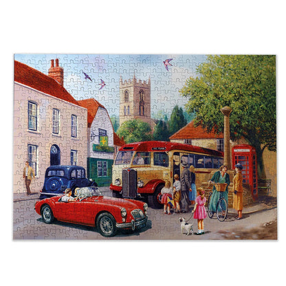 Gibsons Games Touring The Town 500 Piece Jigsaw Puzzle Toys G3172