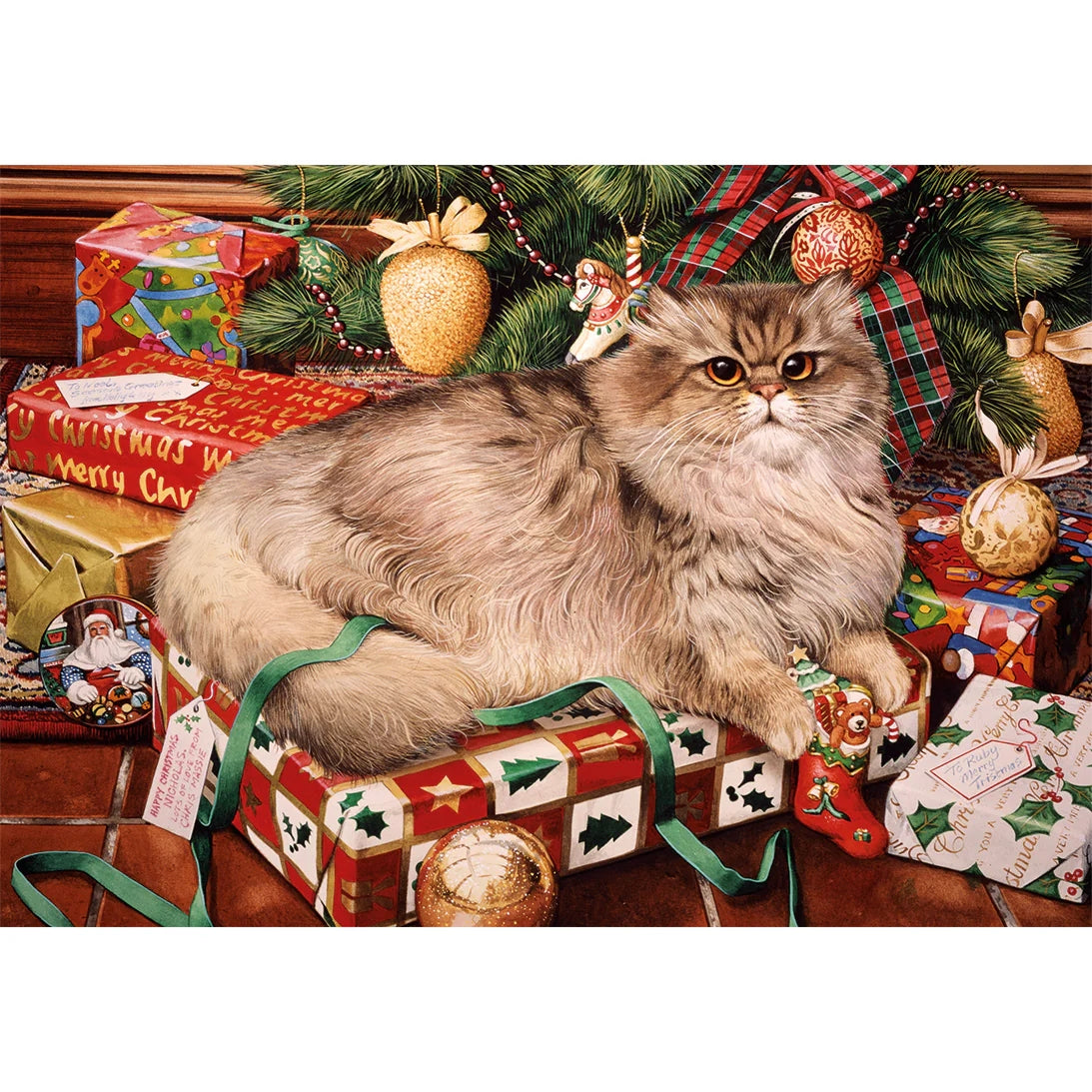 Gibsons Games All Wrapped Up 500 Piece Jigsaw Puzzle Toys G3173