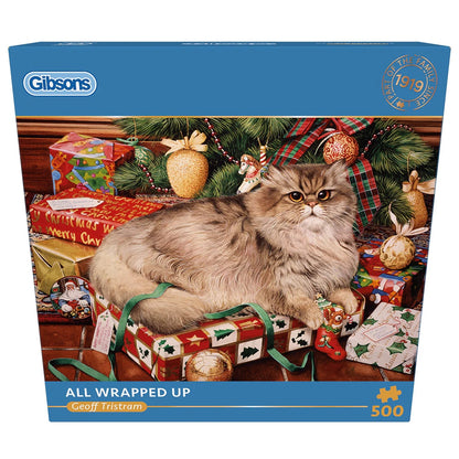 Gibsons Games All Wrapped Up 500 Piece Jigsaw Puzzle Toys G3173